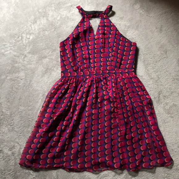 Modcloth A-line Magenta Party Dress - Picture 4 of 8